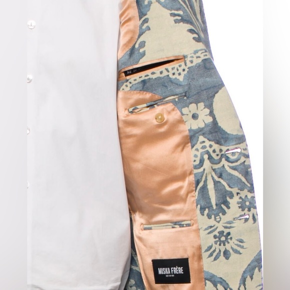 MUSIKA FRÈRE - Floral (Damask) Print Blazer - Picture 10 of 11
